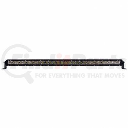 United Pacific 36615 Light Bar - High Power, LED, Spot/Flood Light, Clear Lens, Black Aluminum Housing, Single Row, 30 CREE LED Light Bar, 10500 Lumens, with Mounting Bracket