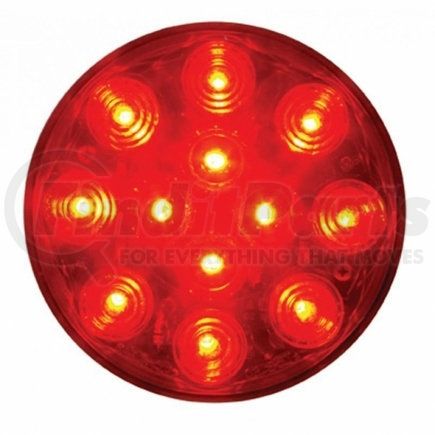 UNITED PACIFIC 38112 Brake/Tail/Turn Signal Light - 12 LED 4", Red LED/Red Lens