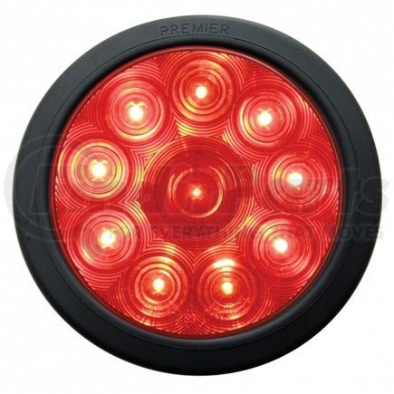 United Pacific 38770BRK Brake/Tail/Turn Signal Light - 10 LED 4", Kit, Red LED/Red Lens