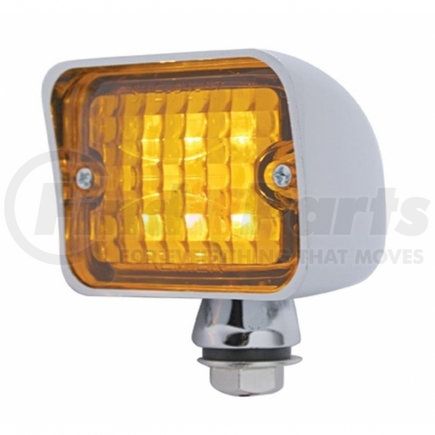 United Pacific 39196 Auxiliary Light - 6 LED, Large, with Chrome Housing, Amber LED/Lens