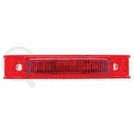 United Pacific 38164 Clearance/Marker Light - Red LED/Red Lens, Rectangle Design, 7 LED
