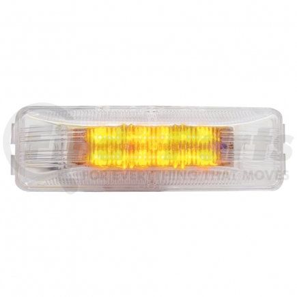 UNITED PACIFIC 38212 Clearance/Marker Light, Amber LED/Clear Lens, Rectangle Design, 12 LED