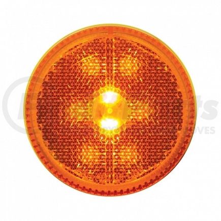 UNITED PACIFIC 38455BAK Clearance/Marker Light, Amber LED/Amber Lens, 2.5", with Reflector, 8 LED