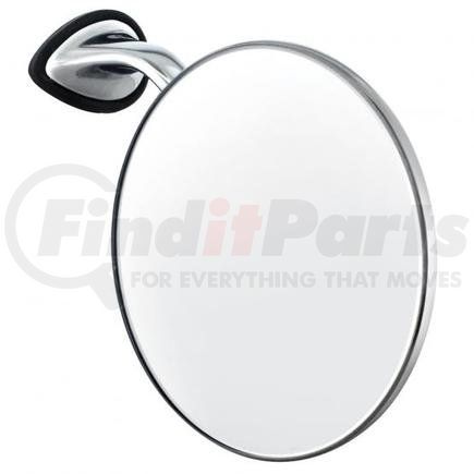 United Pacific C5058R Fender Mirror - Stainless Steel, for British "MG" Car