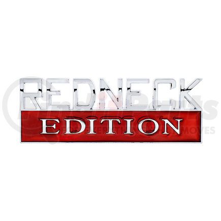 UNITED PACIFIC 11018 Emblem - "Redneck Edition" Accent