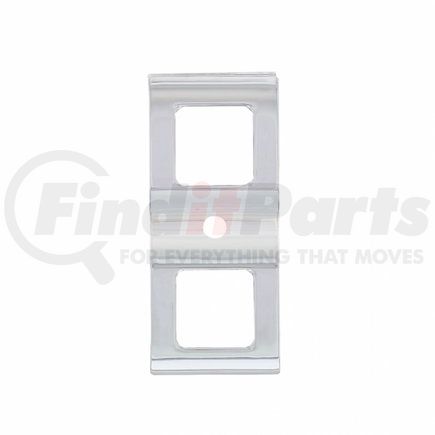 UNITED PACIFIC 42417 - dash switch cover - switch cover for 2008-2017 freightliner cascadia - 3 openings | chrome plastic switch covers - 3 openings (card of 2)