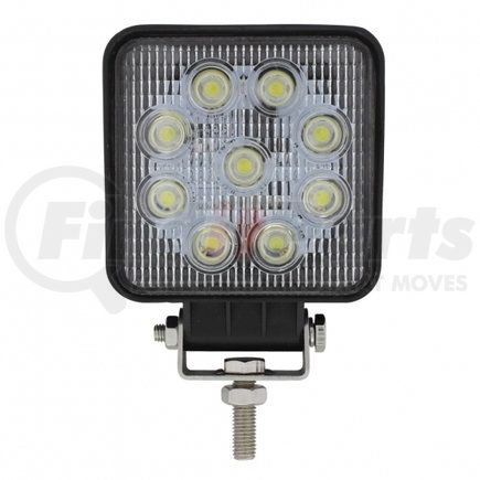 UNITED PACIFIC 36672 - vehicle-mounted work light - 9 high power led square "competition series" work light - flood | 9 high power led square work light - flood