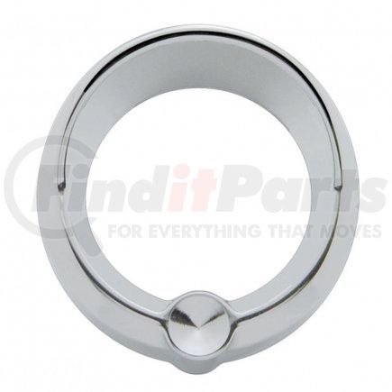 UNITED PACIFIC 20828 Gauge Bezel - Gauge Cover, Small, with Visor, Indented, for Signature Freightliner