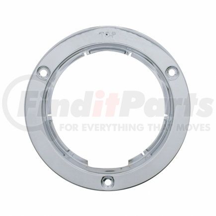 United Pacific 20549 Clearance Light Bezel - Mounting Bezel, Stainless Steel, for 4" Round Light