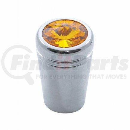 United Pacific 40221 Toggle Switch Extension - Chrome Plated, Aluminum, with Amber Diamond, for Mini Kenworth