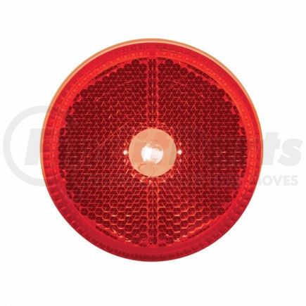 United Pacific 31059 Clearance/Marker Light - Incandescent, Red/Polycarbonate Lens, with Round Design, 2.5", with Reflector