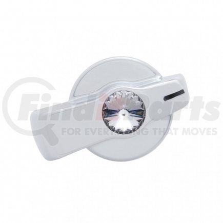 United Pacific 41173 A/C Control Knob - Clear Diamond, for Freightliner (Older Model)