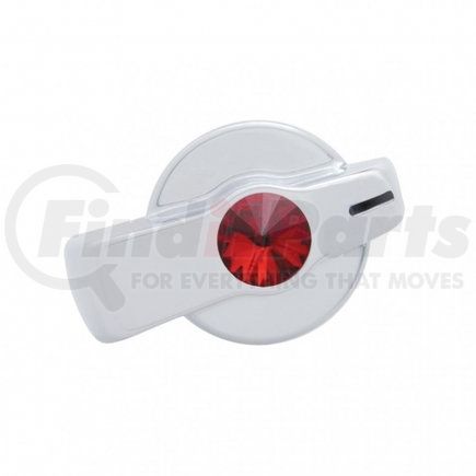UNITED PACIFIC 41176 A/C Control Knob - Red Diamond, for Freightliner (Older Model)
