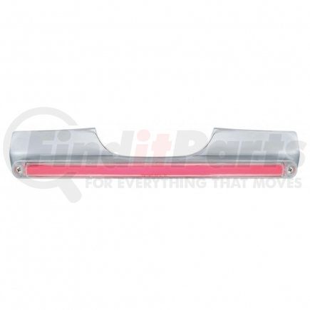 UNITED PACIFIC 71007 Turn Signal Light - Motorcycle, Rear, with 24 LED 12" "Glo" Light Bar, Red LED/Clear Lens