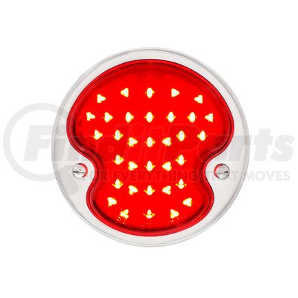 United Pacific FTL3201LED-AL Tail Light Assembly - RH, 17 LED, 12V, with Stainless Steel Housing