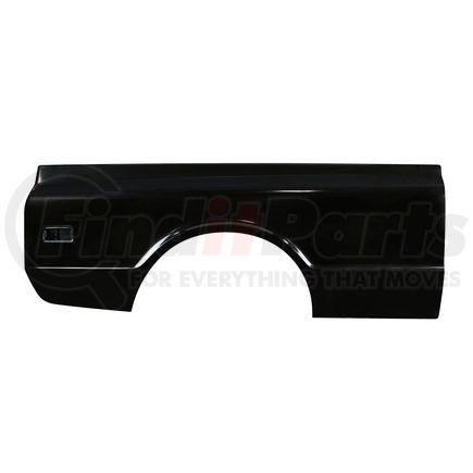 United Pacific 110830 Truck Bed Panel - Passenger Side, Shortbed, Bedside, 20 Gauge Steel, Black EDP Coated, for 1968-1972 Chevy and GMC Fleetside Truck