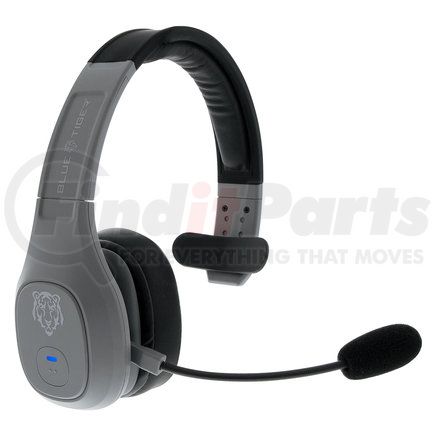 United Pacific 95005 Headset - Blue Tiger Storm Series, Bluetooth, Black, with Noise-Cancelling
