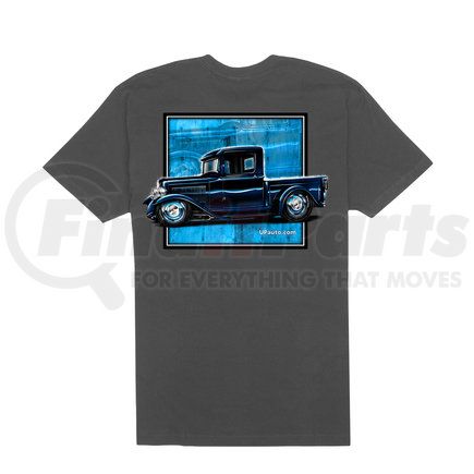 United Pacific 99104L T-Shirt - United Pacific 1932 Ford Truck T-Shirt, Gray, Large