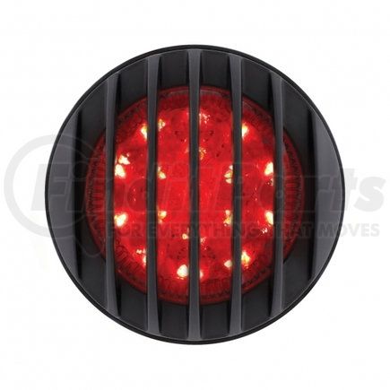 United Pacific 110409 Tail Light - 17 LED, with Black Grille Style Flush Mount, for 1937 Ford Car Style