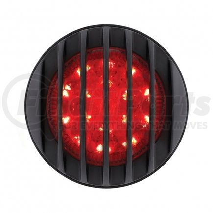 UNITED PACIFIC 110409 Tail Light - 17 LED, with Black Grille Style Flush Mount, for 1937 Ford Car Style