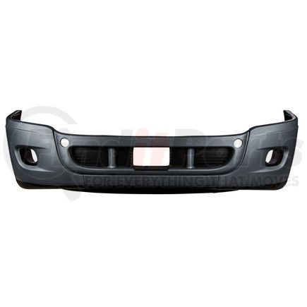 UNITED PACIFIC 21948 - bumper - complete 3-piece front bumper set with fog light hole for 2008-2017 freightliner cascadia | complete 3-piece frnt bumpr set, fog lght hole for 08-17 freightliner cascadia