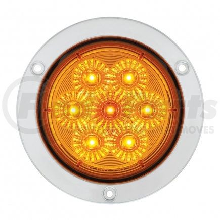 United Pacific 36915 Turn Signal Light - 7 LED 4" Deep Dish, Amber LED/Amber Lens