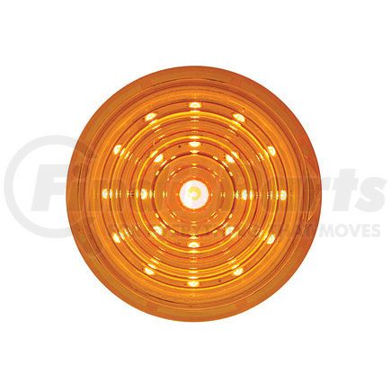 UNITED PACIFIC FPL4748A Parking Light Lens - 21 LED, Amber, with Amber LED, for 1947-1948 Ford Car and 1942-1947 Truck
