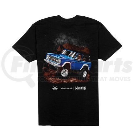 United Pacific 99129L T-Shirt - United Pacific Collaboration T-shirt with Maxlider, Bronco, Large