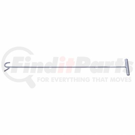 UNITED PACIFIC 90013 - fifth wheel pin puller - chrome 36" fifth wheel pin puller with hook | chrome 36" long fifth wheel pin puller, s-hook (each)