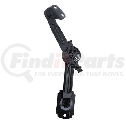 United Pacific 110993 Hood Hinge - Steel, Black EDP, with Spring, Driver Side, for 1981-1987 Chevy & GMC Truck