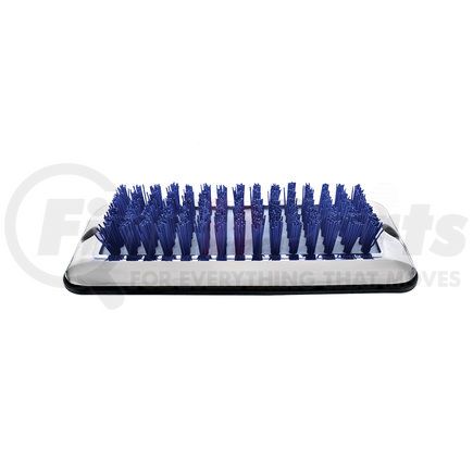 UNITED PACIFIC 90054 - scraper - stainless shoe/boot scraper with blue brush | stainless shoe/boot scraper with blue brush
