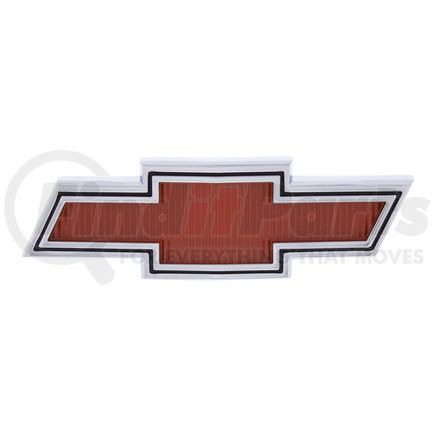 United Pacific 110859 Grille Emblem - Red Bowtie, for 1967-1968 Chevrolet Truck