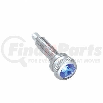 UNITED PACIFIC 23873 - dash panel screw - international short dash screw with blue diamond (6 pack)