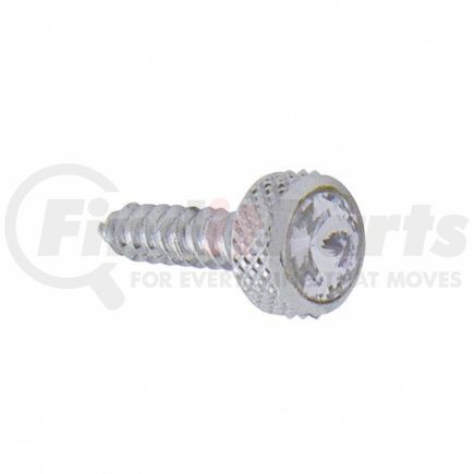 UNITED PACIFIC 23882 Dash Panel Screw - Dash Screw, Upper, with Clear Diamond, for Kenworth