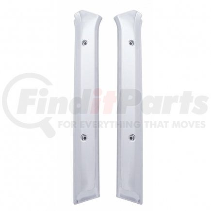 United Pacific 28131 Window Post Cover - Chrome, Plastic, for 2001 & Older Kenworth W900/T800/T600