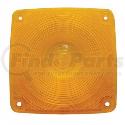 UNITED PACIFIC 32067 - turn signal light - square double face light lens - amber | square double face light lens - amber