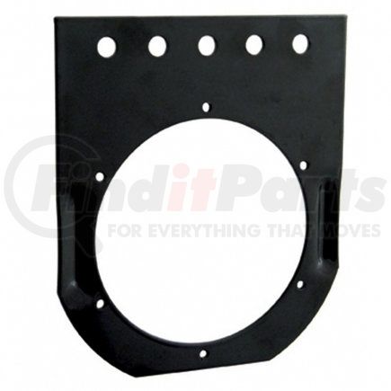 UNITED PACIFIC 34003 - marker light mounting bracket - 4" black light bracket - 1 hole | 4" black light bracket - 1 hole
