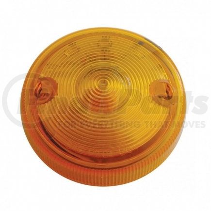 United Pacific 39428 Marker Light - Single Face, LED, Dual Function, without Housing, 15 LED, Amber Lens/Amber LED, 3" Lens, Round Design