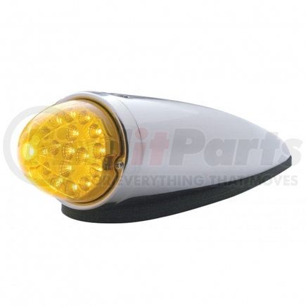 United Pacific 39535 Truck Cab Light - 17 LED, Watermelon Clear Reflector, Amber LED/Lens