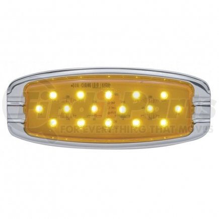 United Pacific 39939 Clearance/Marker Light - 16 LED, Retro ,Amber LED/Amber Lens, Flush Mount