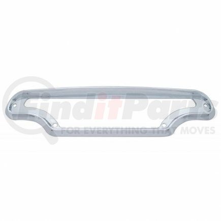 United Pacific 41012 Light Panel Bezel - For Dash Warning Light, Chrome, Plastic, for 2002-2006 Peterbilt 379/378