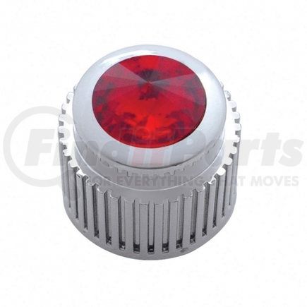 United Pacific 41156 A/C Control Knob - A/C Control Dial Knob, with Red Diamond