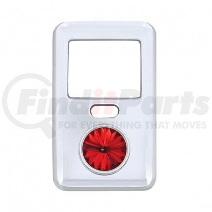 UNITED PACIFIC 41649 - dash switch cover - volvo switch cover with red diamond | switch cover for volvo - red crystal
