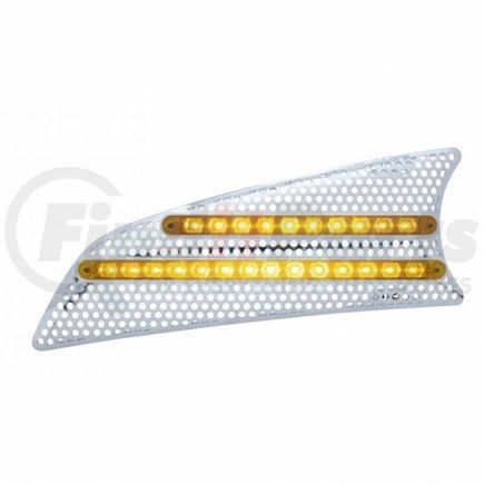 UNITED PACIFIC 41530 - grille air intake - 2007+ kenworth t660 led air intake (driver) - amber led/amber lens | 2007+ kenworth t660 led air intake (driver) - amber led/amber lens