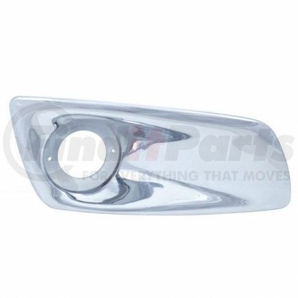 United Pacific 41539 Fog Light Cover - Bumper LED Light Bezel, Front, RH, Chrome, for 2007+ Kenworth T660