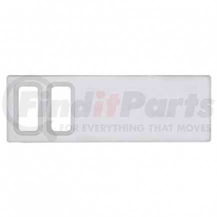 United Pacific 42215 Dash Switch Cover - Dash Switch Panel Cover, 2 Openings, for International