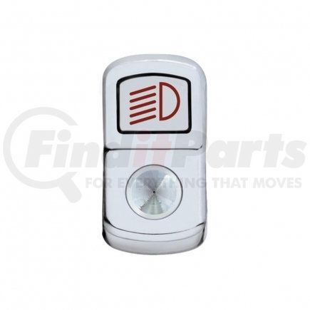 UNITED PACIFIC 45129B Rocker Switch Cover - "Headlight", Indented