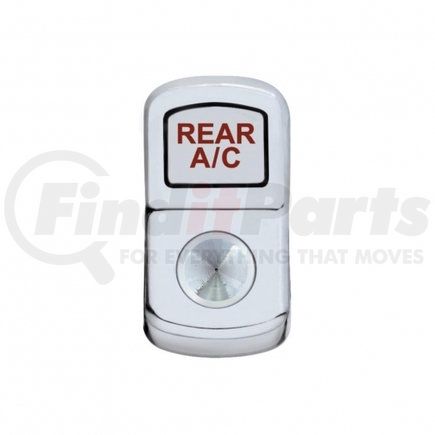 United Pacific 45169B Rocker Switch Cover - "Rear A/C", Indented