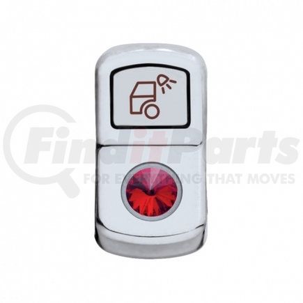 UNITED PACIFIC 45143 Rocker Switch Cover - "Load Light", with Red Diamond