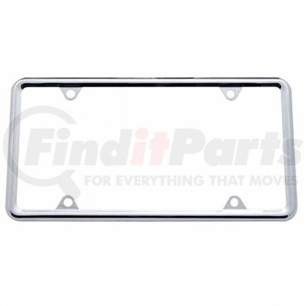 United Pacific 50003 License Plate Frame - Chrome, Slim